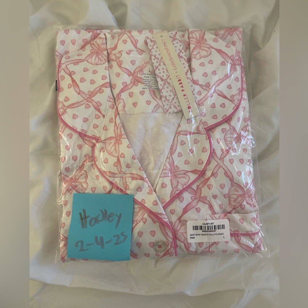 Roller rabbit x LoveShackFancy pajamas size L NEW WITH TAGS